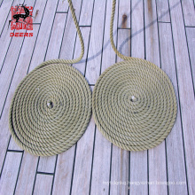 White 12 strand polypropylene pp square braided marine mooring rope 64mm